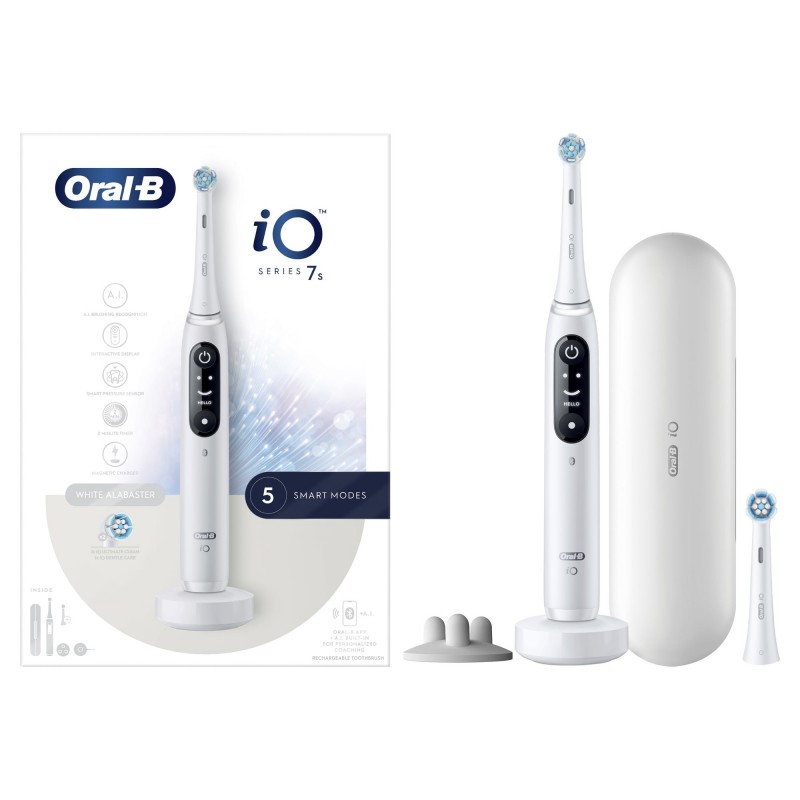 Oral-B iO 7S Adulto Cepillo de dientes oscilante Blanco