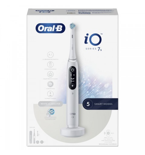 Oral-B iO 7S Adulto Cepillo de dientes oscilante Blanco