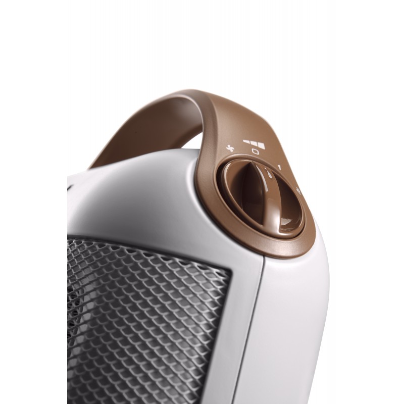 De’Longhi Capsule HFX30C18.IW Interior Marrón, Blanco 1800 W Ventilador eléctrico