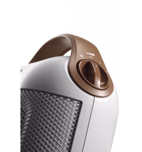 De’Longhi Capsule HFX30C18.IW Intérieure Marron, Blanc 1800 W Chauffage de ventilateur électrique