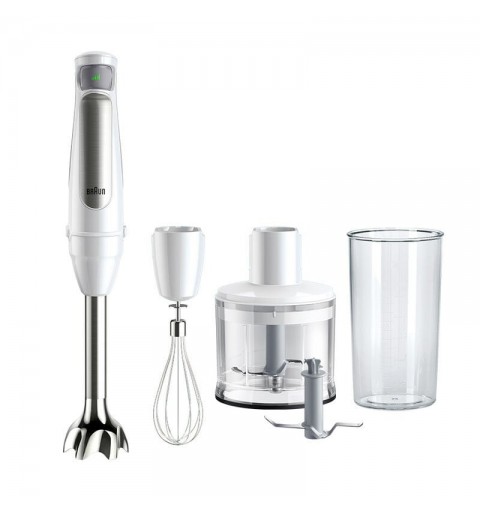 Braun MultiQuick 7 MQ7035IWH 0,6 L Frullatore ad immersione 1000 W Acciaio inossidabile, Bianco