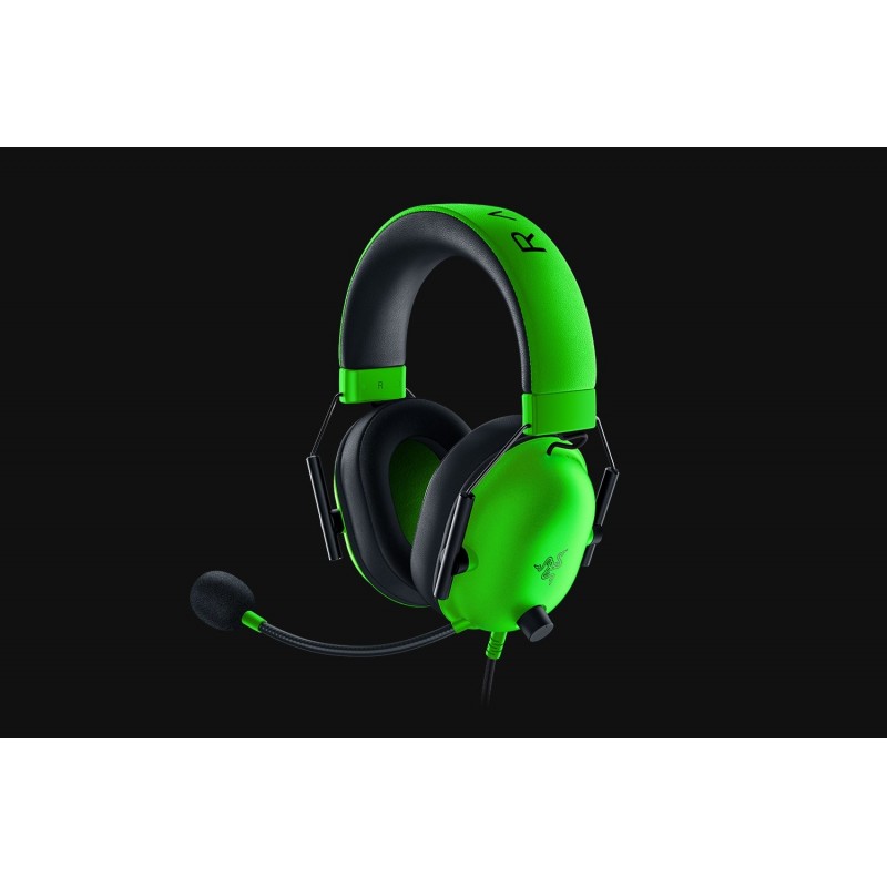 Razer BlackShark V2 X Auriculares Alámbrico Diadema Juego Verde, Negro