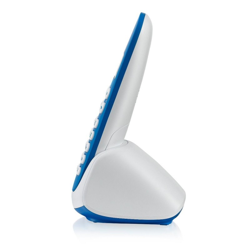 Brondi Adara Teléfono DECT Identificador de llamadas Azul, Blanco