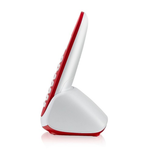 Brondi Adara Teléfono DECT Identificador de llamadas Rojo, Blanco