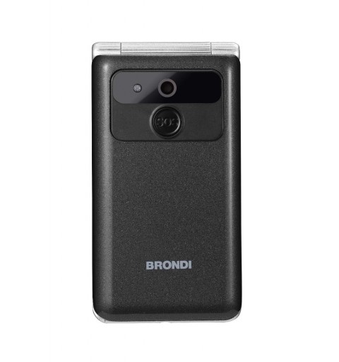 Brondi Amico Prezioso 4.5 cm (1.77") Black, Metallic Feature phone