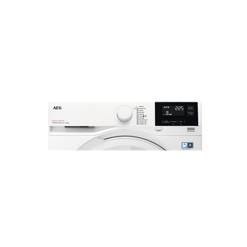 AEG TR8G83GW asciugatrice Libera installazione Caricamento frontale 8 kg A+++ Bianco