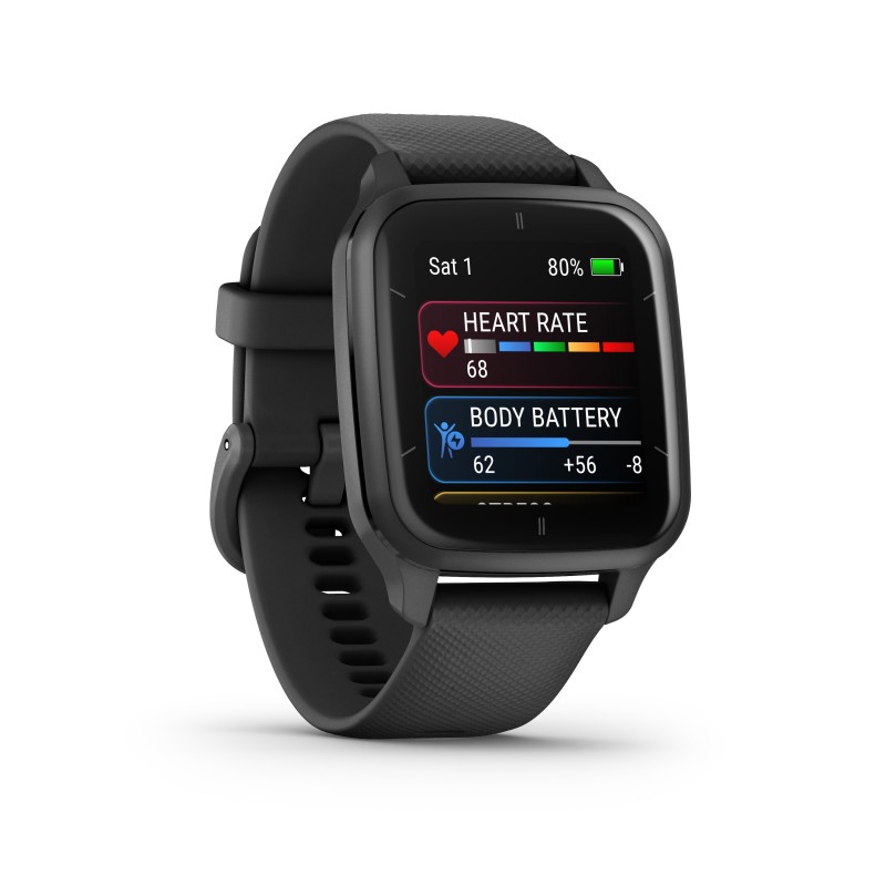 Garmin Venu Sq 2 Music 3.56 cm (1.4") AMOLED Black GPS (satellite)