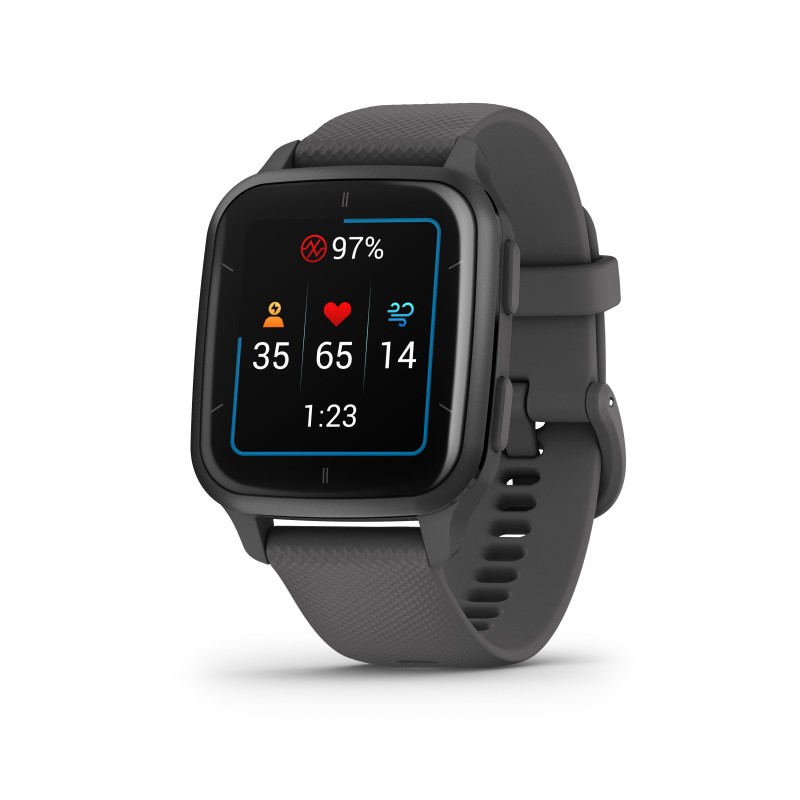 Garmin Venu Sq 2 3,56 cm (1.4") AMOLED Gris GPS (satélite)