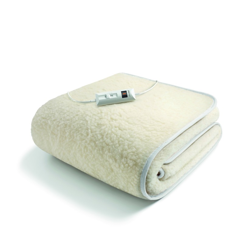 Imetec 16799 electric blanket 55 W White Wool