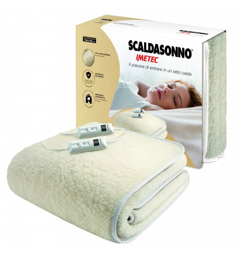 Imetec Scaldasonno Electric bed warmer 110 W White Wool