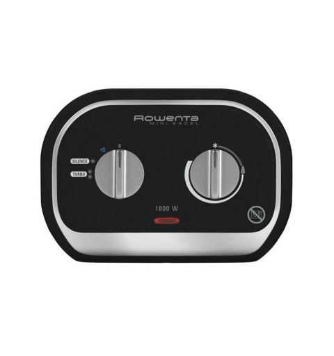 Rowenta Mini Excel Intérieure Noir 1800 W Chauffage de ventilateur électrique