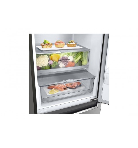 LG GBB72PZVCN1 fridge-freezer Freestanding 384 L C Stainless steel