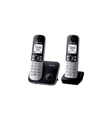 Panasonic KX-TG6852JTB telephone DECT telephone Caller ID Black, Grey