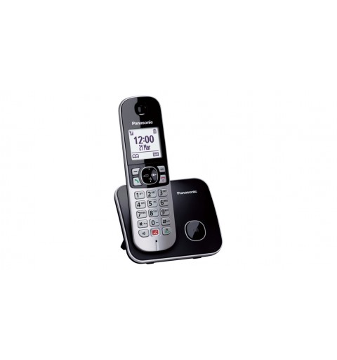 Panasonic KX-TG6852JTB Telefon DECT-Telefon Anrufer-Identifikation Schwarz, Grau