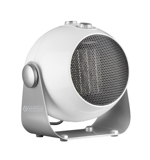 Olimpia Splendid Caldodesign Intérieure Argent, Blanc 1800 W Chauffage de ventilateur électrique