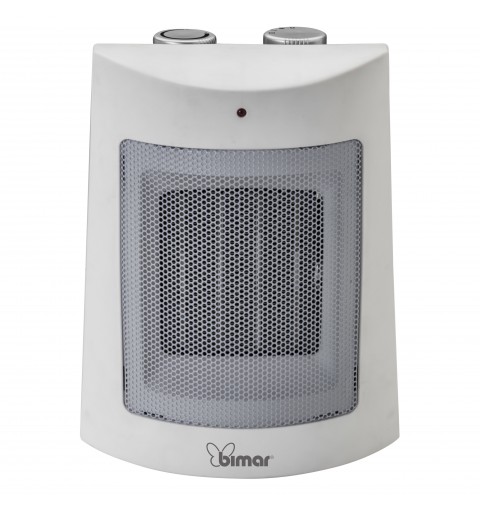 Bimar HP108 calefactor eléctrico Interior Gris, Blanco 1500 W Calefactor eléctrico halógeno