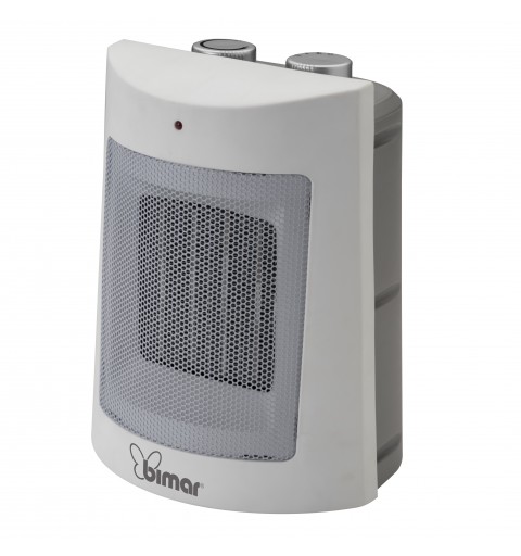 Bimar HP108 calefactor eléctrico Interior Gris, Blanco 1500 W Calefactor eléctrico halógeno