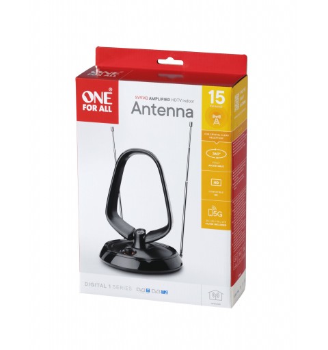 One For All Value Line DVB-T Indoor Antenne 5G antenne TV Intérieure