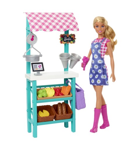 Barbie Farmers Market Playset – Caucasian Doll