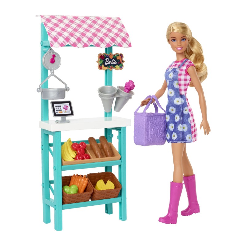 Barbie Farmers Market Playset – Caucasian Doll