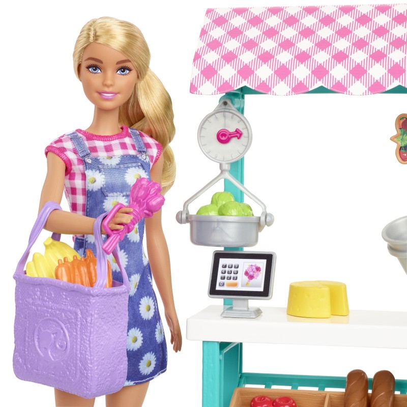 Barbie Farmers Market Playset – Caucasian Doll