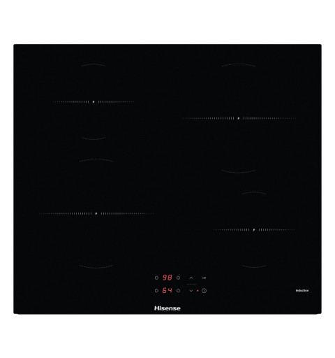 Hisense I6421CB plaque Noir Intégré (placement) 59.5 cm Plaque avec zone à induction 4 zone(s)