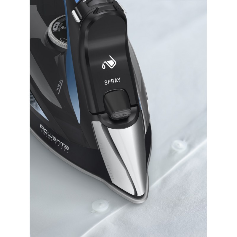 Rowenta DW5310 Fer à vapeur Semelle Laser HD Microsteam 400 2700 W Noir, Bleu