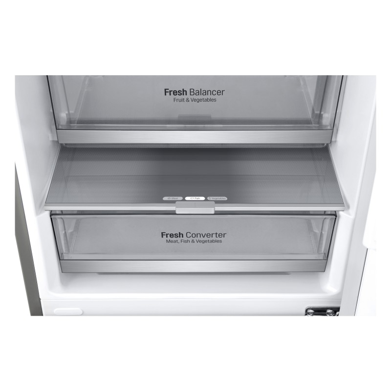 LG Frigorifero Side-by-Side GBB72NSUCN1 Classe E Capacità 384 litri Total No Frost, Metal Fresh