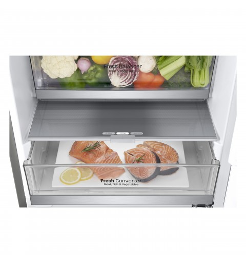 LG Frigorifero Side-by-Side GBB72NSUCN1 Classe E Capacità 384 litri Total No Frost, Metal Fresh