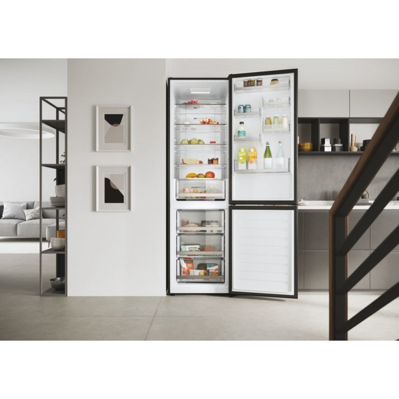Haier 2 Doors HDW1620DNPD fridge-freezer Freestanding 377 L D Stainless steel