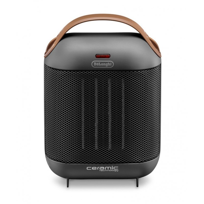 De’Longhi HFX30C18.AG Intérieure Noir, Gris 1800 W Chauffage de ventilateur électrique