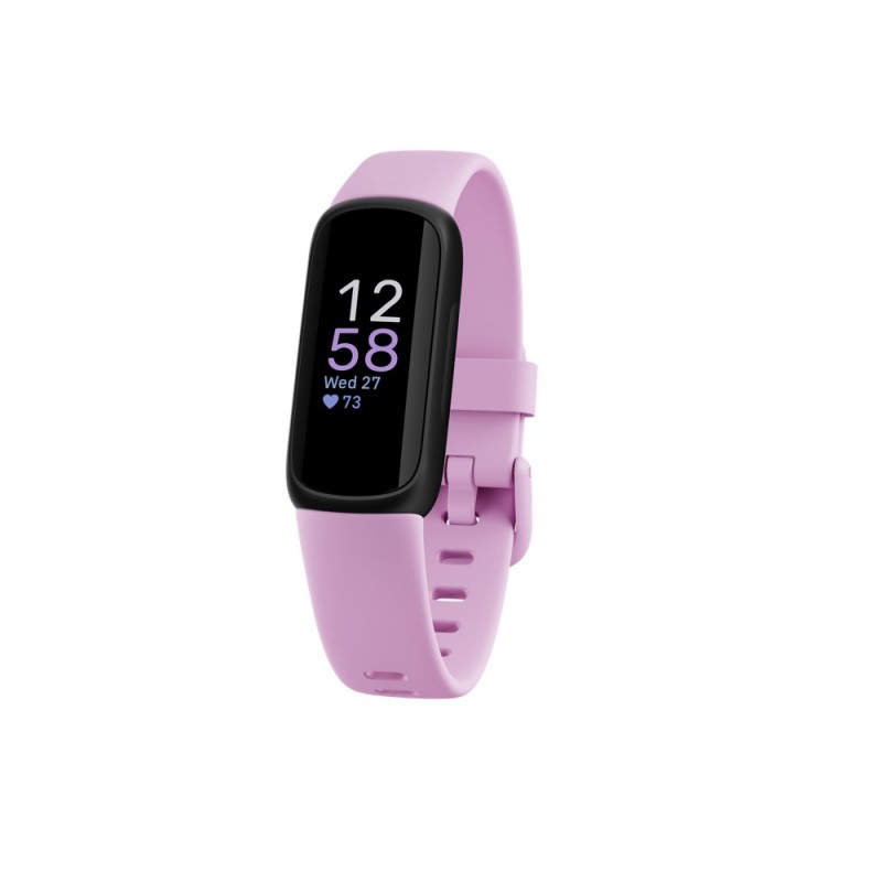 Fitbit Inspire 3 Brassard tracker d’activité Noir, Lilas