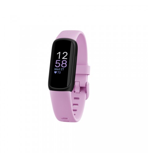 Fitbit Inspire 3 Brassard tracker d’activité Noir, Lilas