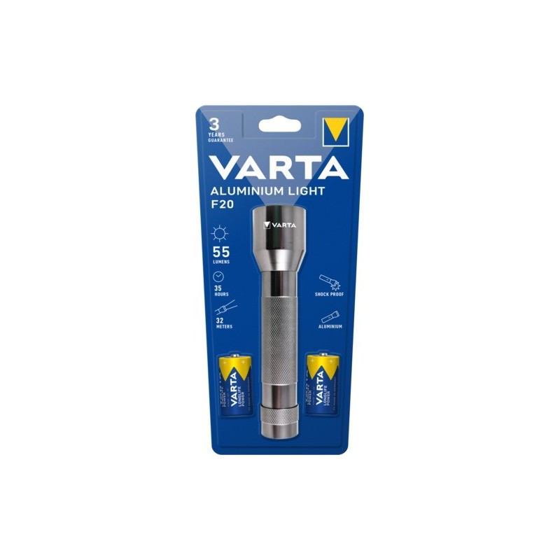 Varta 16607 101 421 torche et lampe de poche Aluminium Lampe torche LED