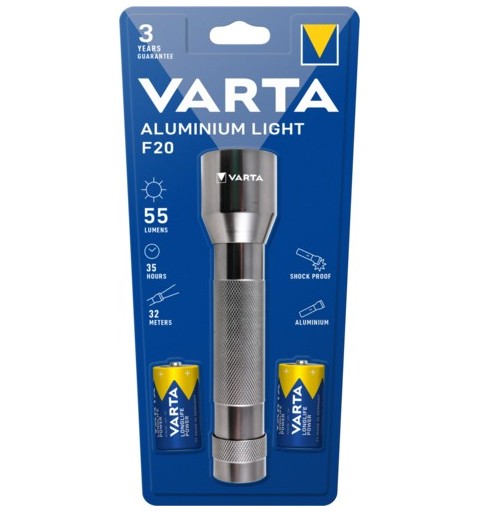 Varta 16607 101 421 linterna Aluminio Linterna de mano LED