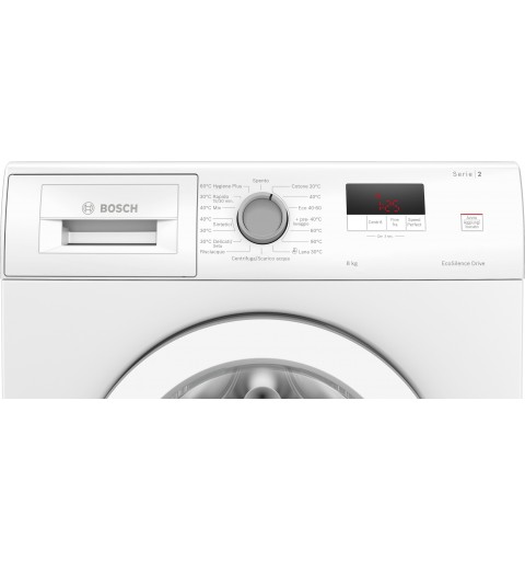 Bosch Serie 2 Lavatrice a carica frontale, , 8 kg, 1200 g min., Cl. C.