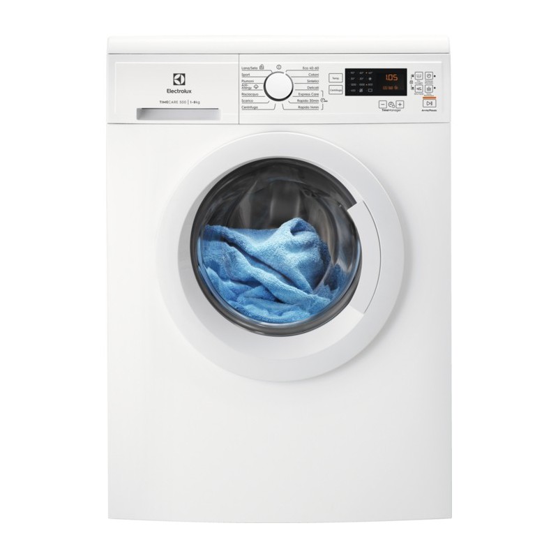 Electrolux EW2F5W82 washing machine Front-load 8 kg 1151 RPM A White