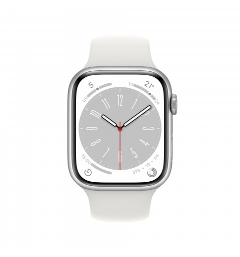 Apple Watch Series 8 OLED 45 mm Plata GPS (satélite)