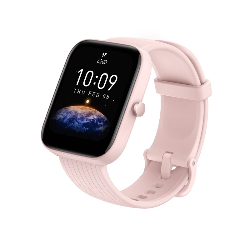 Amazfit Bip 3 Pro 4.29 cm (1.69") TFT 44 mm Pink GPS (satellite)