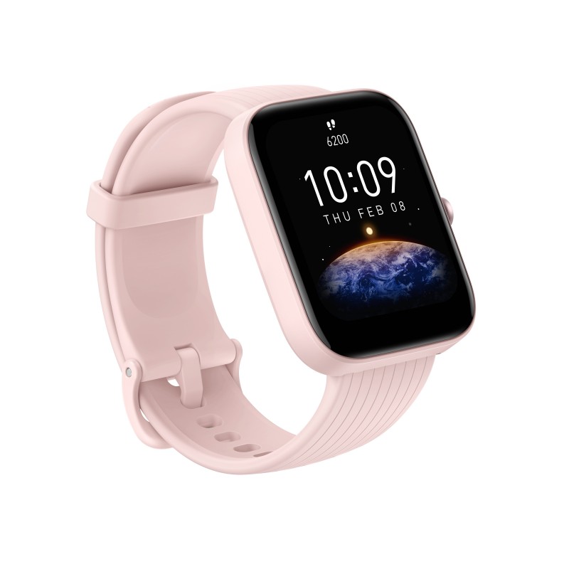 Amazfit Bip 3 Pro 4.29 cm (1.69") TFT 44 mm Pink GPS (satellite)