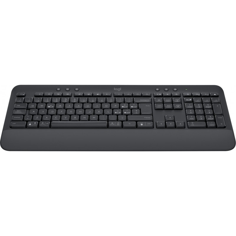 Logitech Signature K650 clavier RF sans fil + Bluetooth QWERTY Italien Graphite