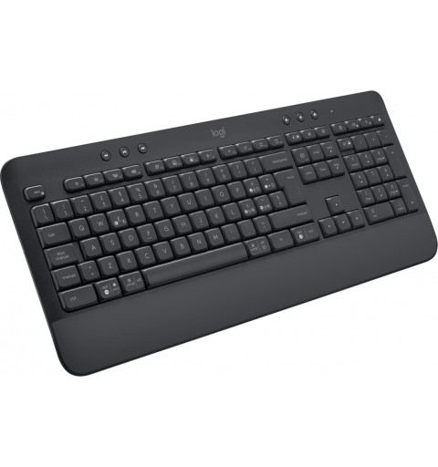 Logitech Signature K650 clavier RF sans fil + Bluetooth QWERTY Italien Graphite