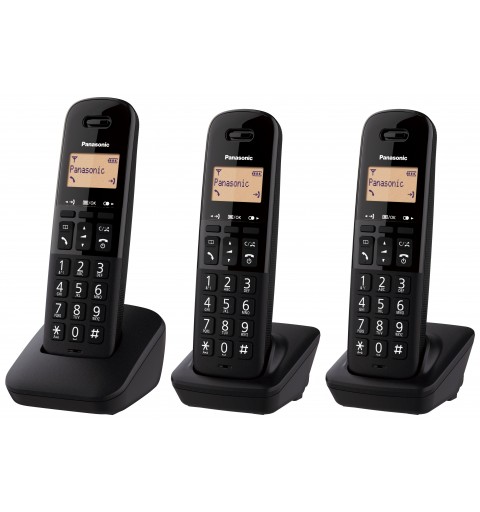 Panasonic KX-TGB613 DECT-Telefon Anrufer-Identifikation Schwarz