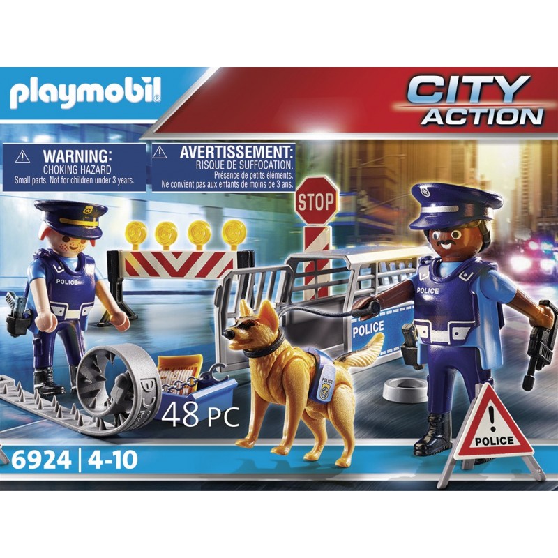 Playmobil City Action Barrage de police