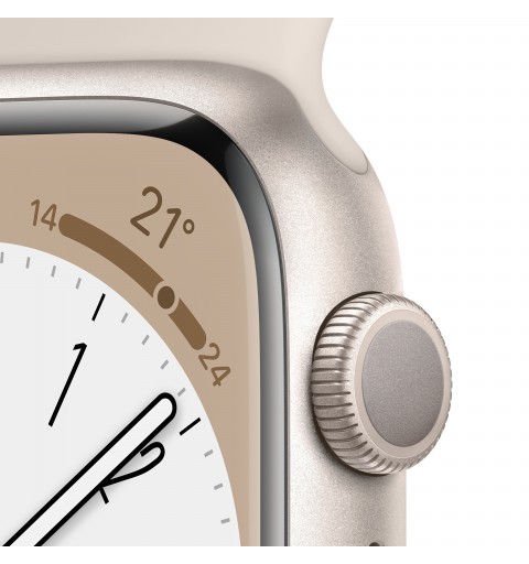 Apple Watch Series 8 OLED 45 mm Beige GPS (satélite)
