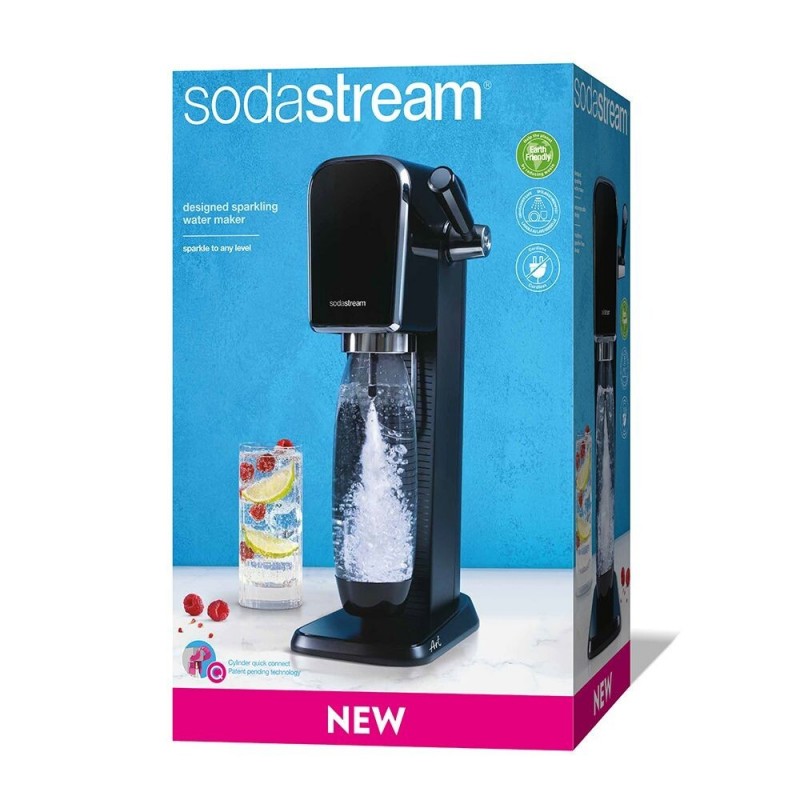 SodaStream ART Negro, Acero