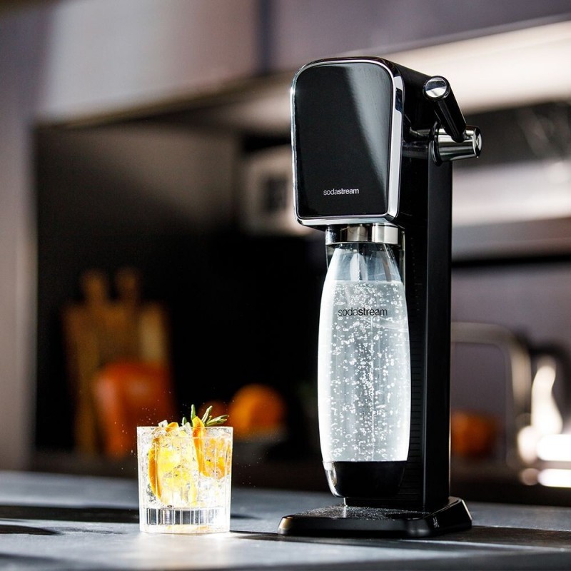 SodaStream ART Negro, Acero