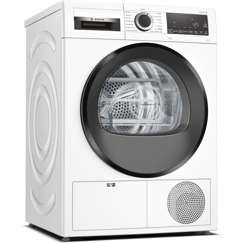 Bosch Serie 6 WQG23100IT sèche-linge Autoportante Charge avant 8 kg A++ Blanc