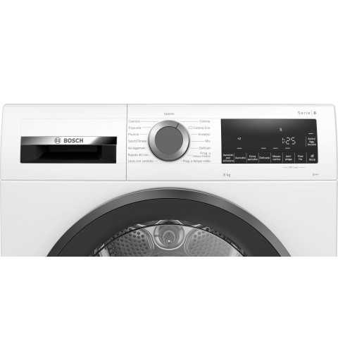 Bosch Serie 6 WQG23100IT secadora Independiente Carga frontal 8 kg A++ Blanco