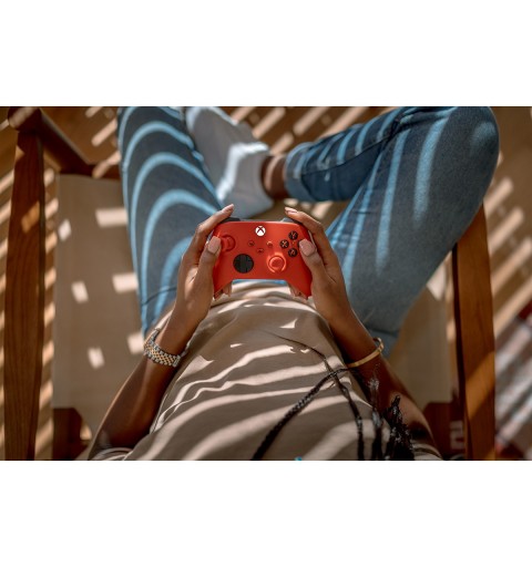 Microsoft Pulse Red Rojo Bluetooth USB Gamepad Analógico Digital Xbox, Xbox One, Xbox Series S, Xbox Series X